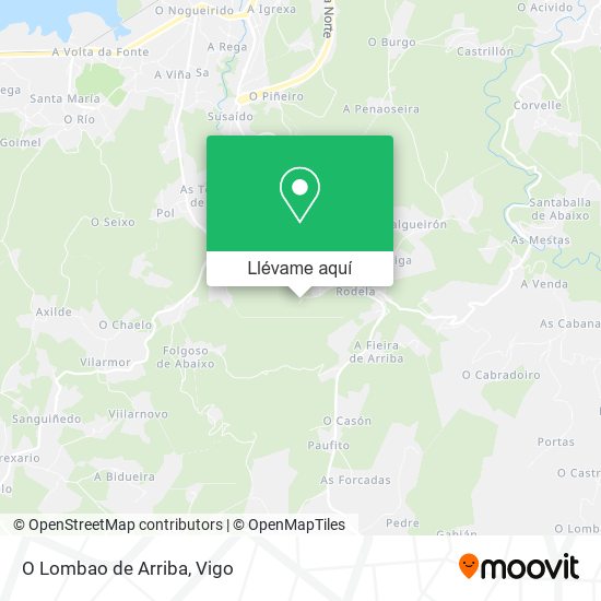 Mapa O Lombao de Arriba