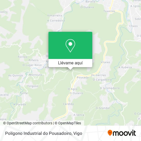 Mapa Polígono Industrial do Pousadoiro