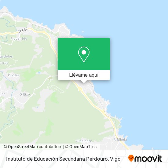 Mapa Instituto de Educación Secundaria Perdouro