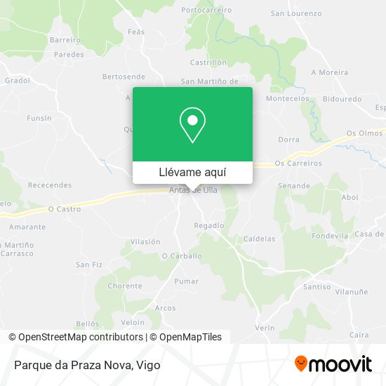 Mapa Parque da Praza Nova