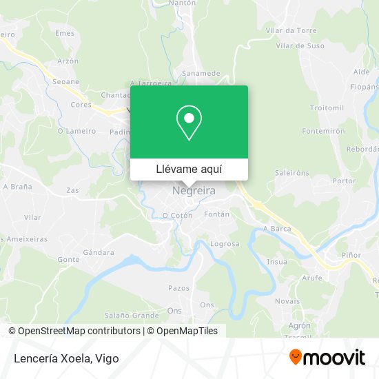 Mapa Lencería Xoela