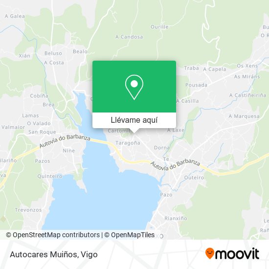 Mapa Autocares Muiños