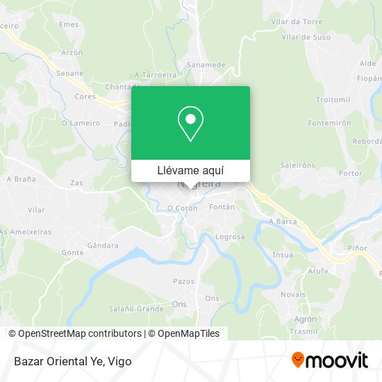 Mapa Bazar Oriental Ye