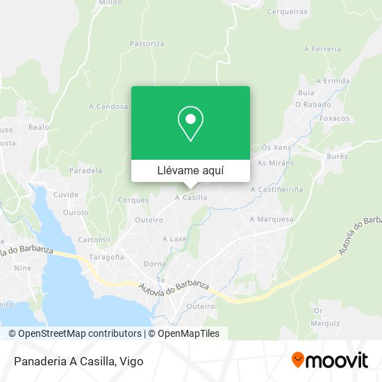 Mapa Panaderia A Casilla