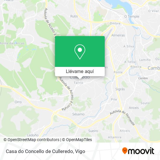 Mapa Casa do Concello de Culleredo