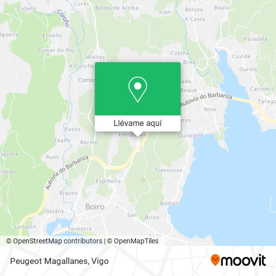 Mapa Peugeot Magallanes