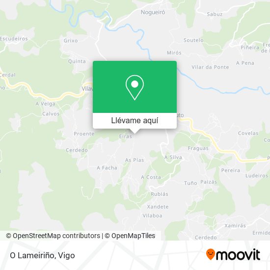 Mapa O Lameiriño
