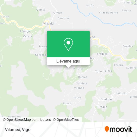 Mapa Vilameá