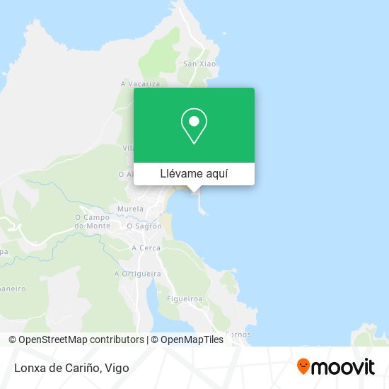 Mapa Lonxa de Cariño