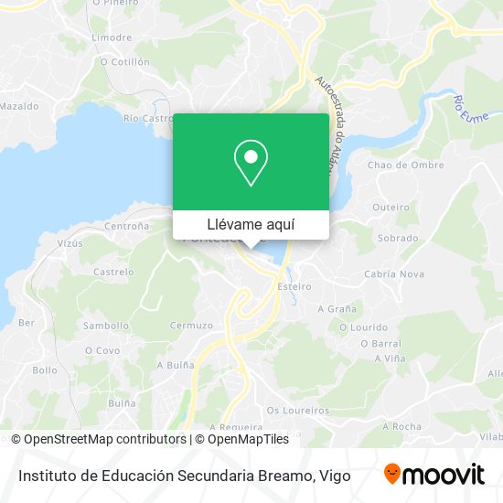 Mapa Instituto de Educación Secundaria Breamo