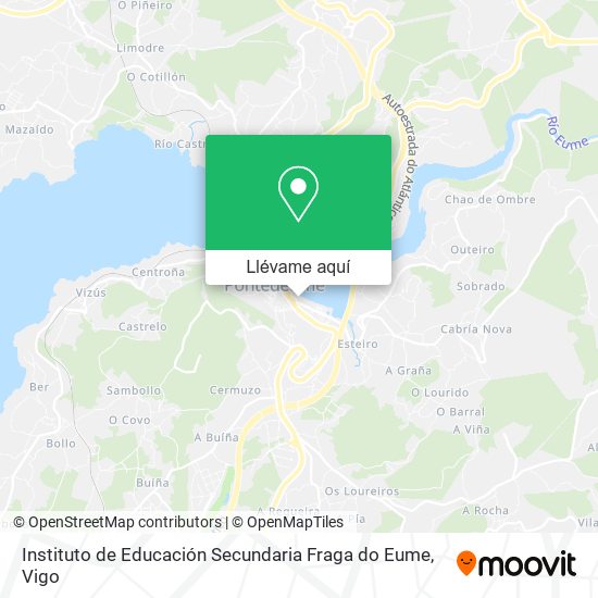 Mapa Instituto de Educación Secundaria Fraga do Eume