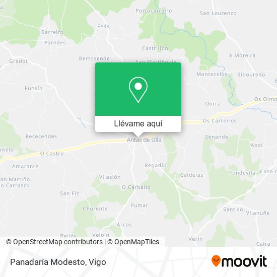 Mapa Panadaría Modesto