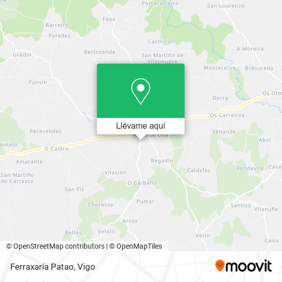 Mapa Ferraxaría Patao