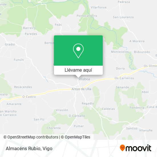 Mapa Almacéns Rubio