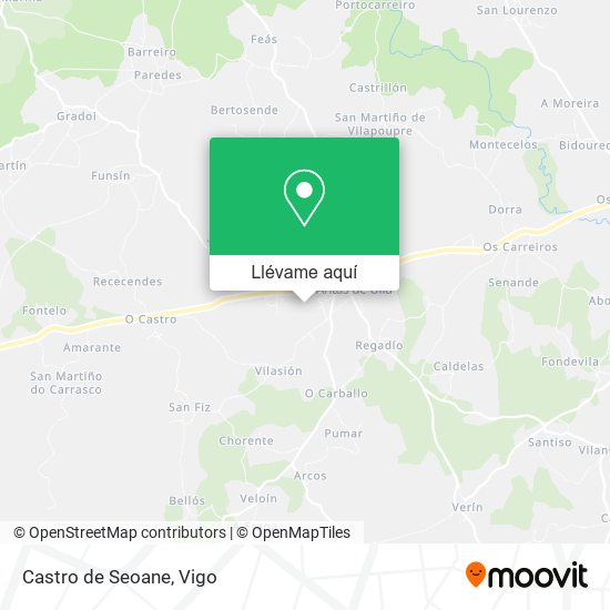 Mapa Castro de Seoane