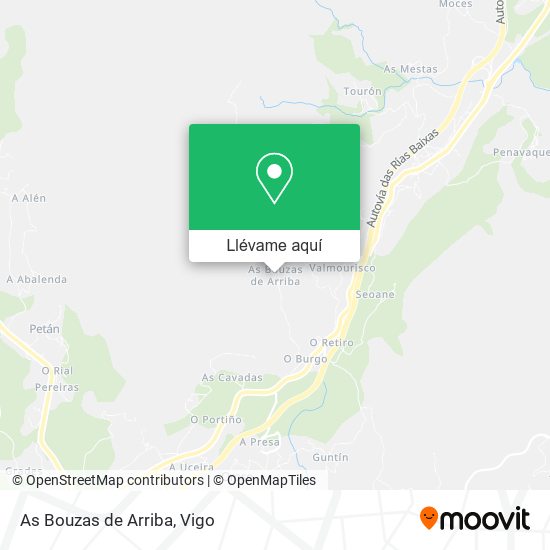 Mapa As Bouzas de Arriba