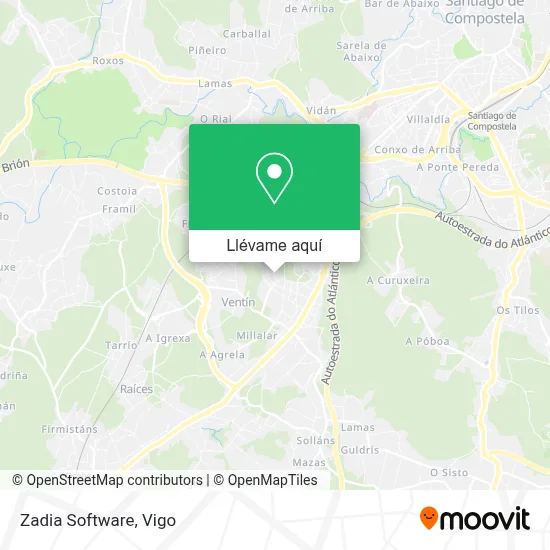 Mapa Zadia Software