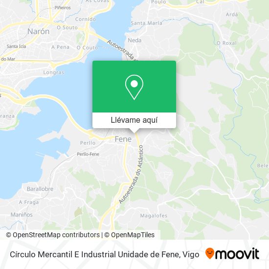 Mapa Círculo Mercantil E Industrial Unidade de Fene