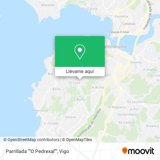 Mapa Parrillada ""O Pedrexal""