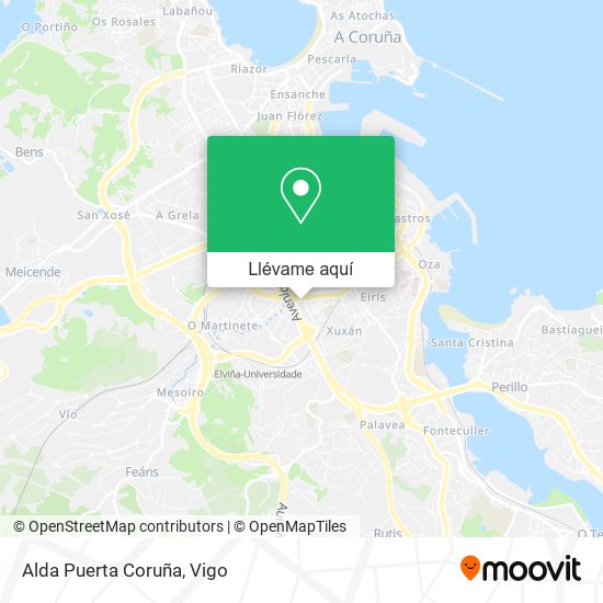 Mapa Alda Puerta Coruña