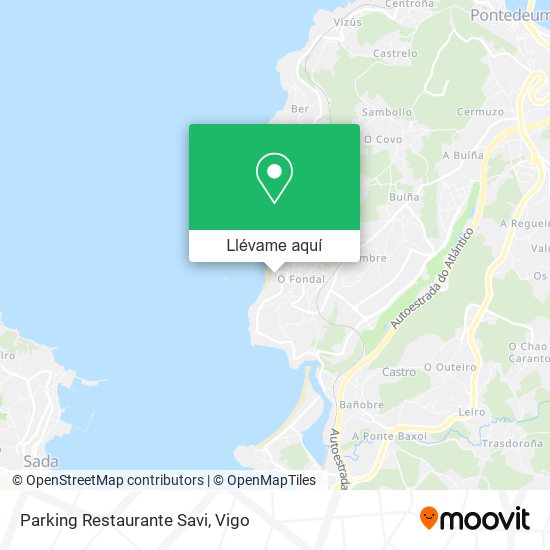 Mapa Parking Restaurante Savi