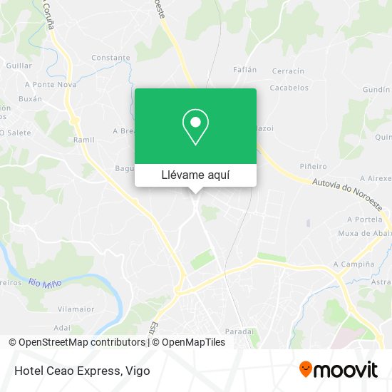 Mapa Hotel Ceao Express