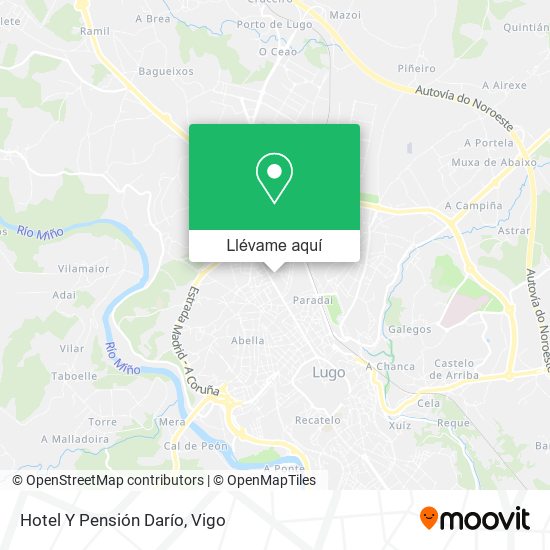 Mapa Hotel Y Pensión Darío