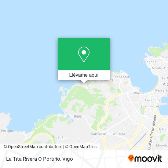 Mapa La Tita Rivera O Portiño