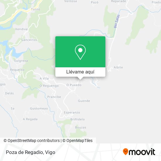 Mapa Poza de Regadío