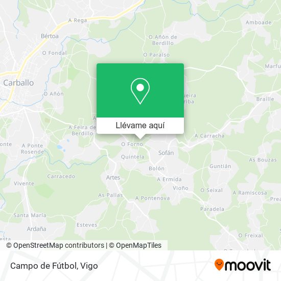 Mapa Campo de Fútbol