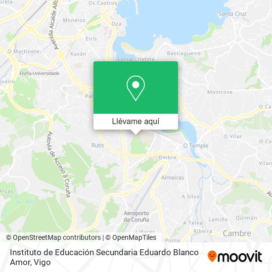 Mapa Instituto de Educación Secundaria Eduardo Blanco Amor