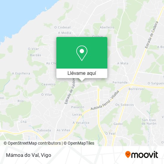 Mapa Mámoa do Val
