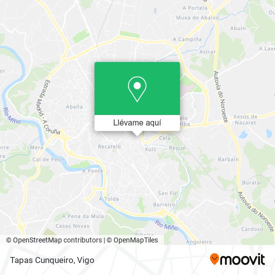 Mapa Tapas Cunqueiro