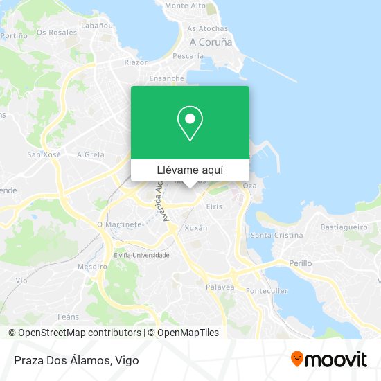 Mapa Praza Dos Álamos