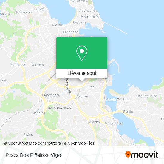 Mapa Praza Dos Piñeiros