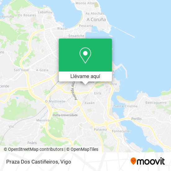 Mapa Praza Dos Castiñeiros
