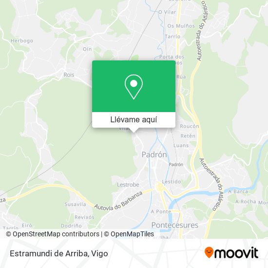 Mapa Estramundi de Arriba