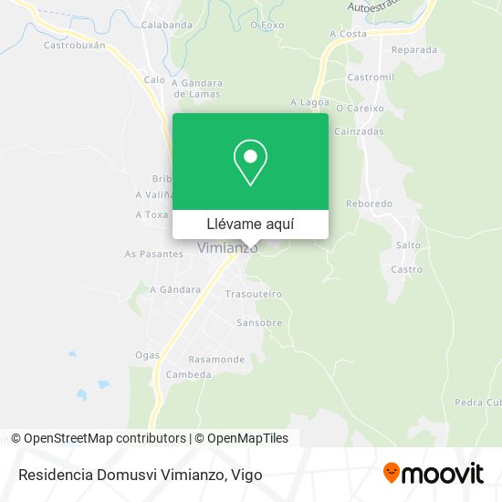 Mapa Residencia Domusvi Vimianzo