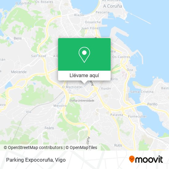 Mapa Parking Expocoruña