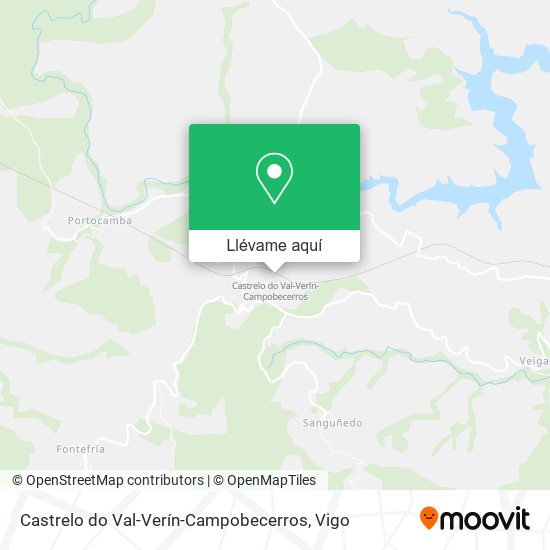 Mapa Castrelo do Val-Verín-Campobecerros