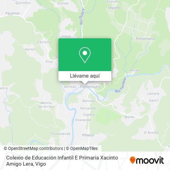 Mapa Colexio de Educación Infantil E Primaria Xacinto Amigo Lera