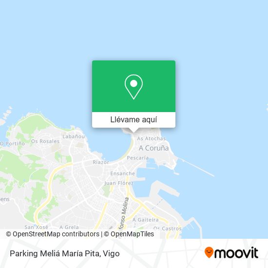 Mapa Parking Meliá María Pita