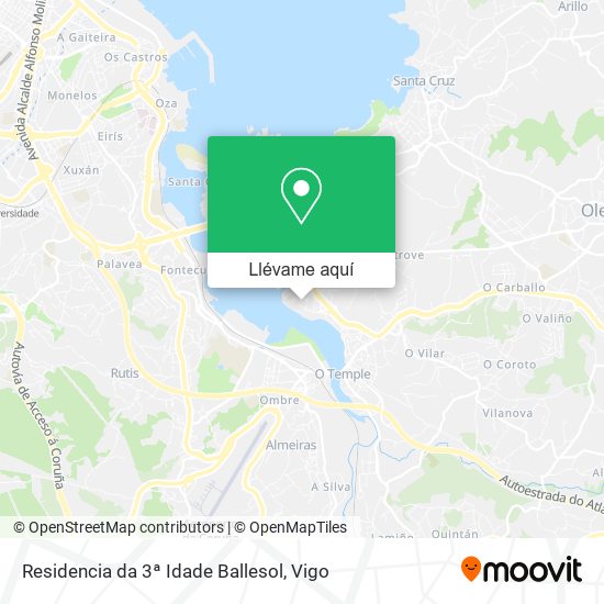 Mapa Residencia da 3ª Idade Ballesol