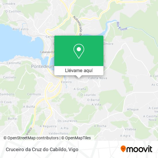 Mapa Cruceiro da Cruz do Cabildo