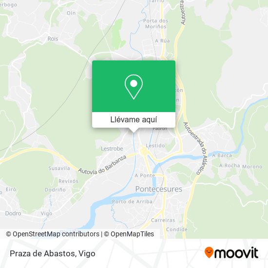 Mapa Praza de Abastos