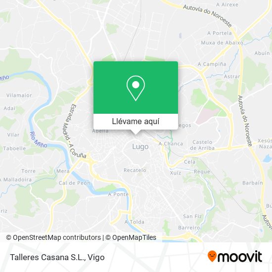 Mapa Talleres Casana S.L.