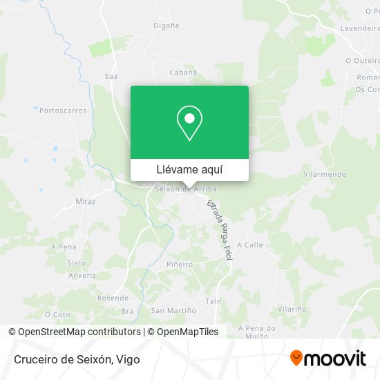 Mapa Cruceiro de Seixón