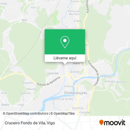 Mapa Cruceiro Fondo de Vila