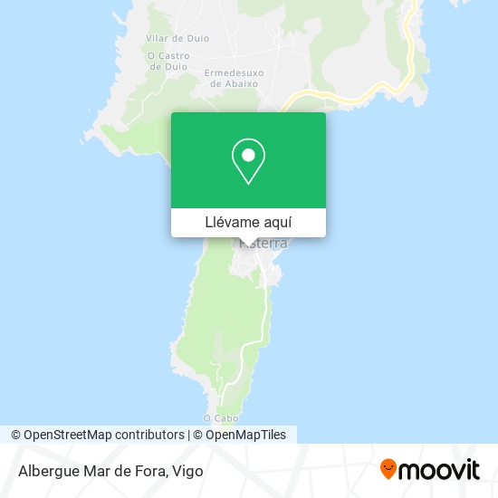 Mapa Albergue Mar de Fora