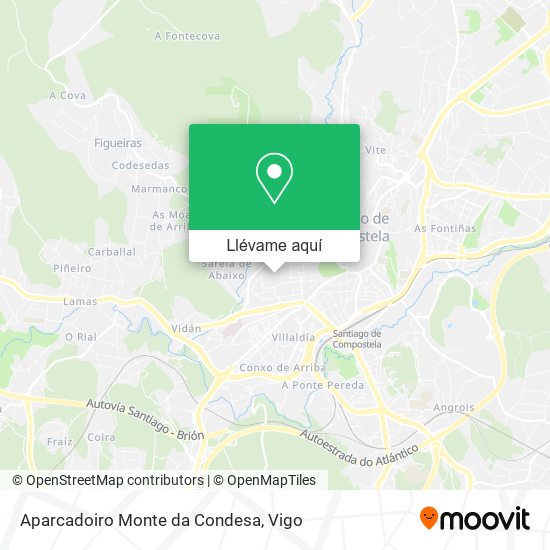 Mapa Aparcadoiro Monte da Condesa